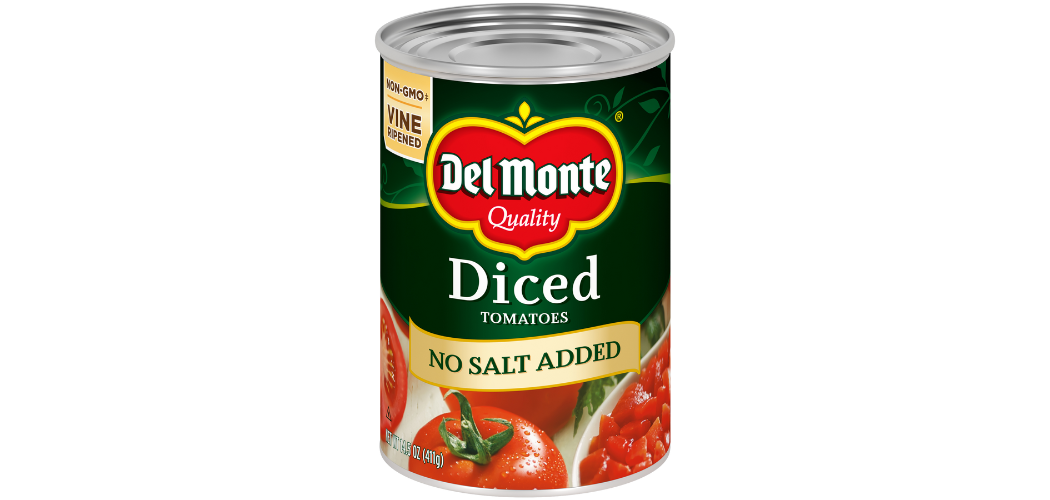 Diced Tomatoes No Salt Added Del Monte®